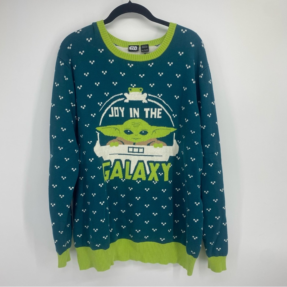 Star Wars Baby Yoda 100% Cotton Sweater Size XL
